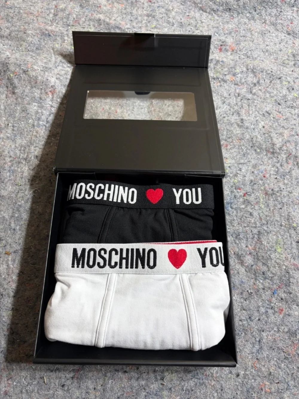 Moschino My Valentine Trunk Brief 2-Pack — Size M, New in Box
